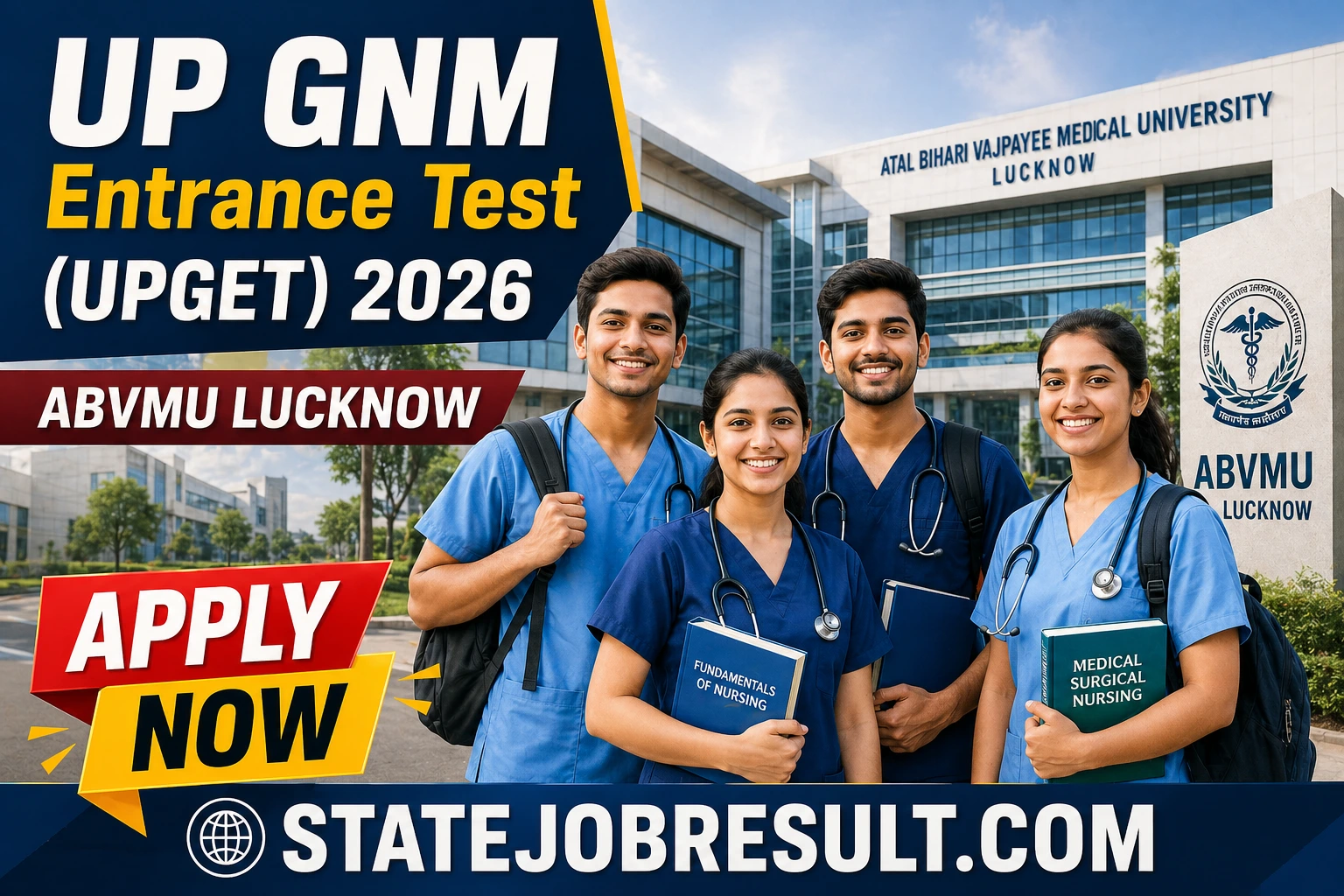 UP GNM Entrance Test UPGET 2026