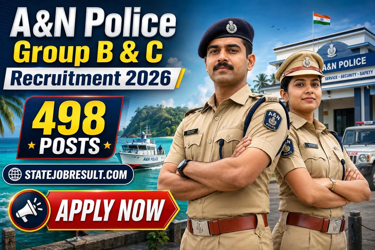 A&N Police Group B & C Recruitment 2026