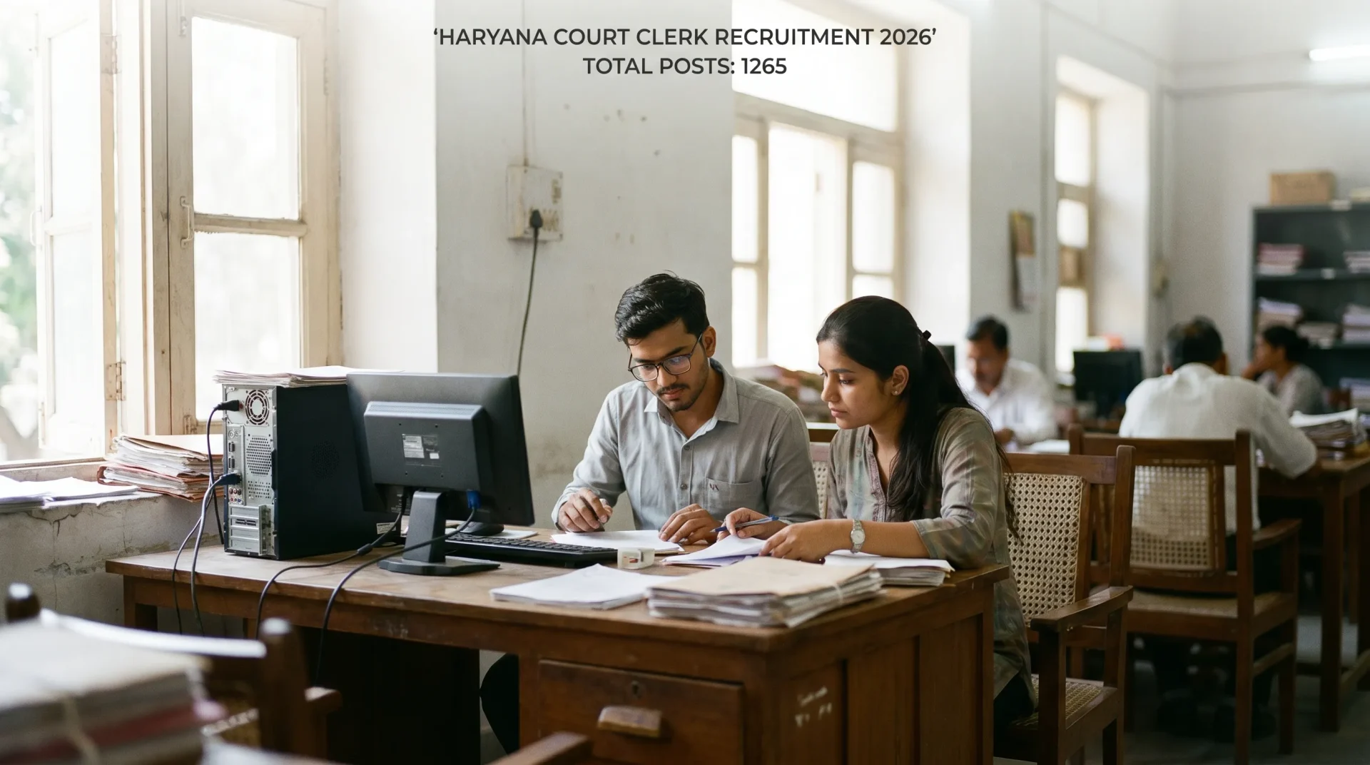 Haryana Court Clerk Recruitment 2026