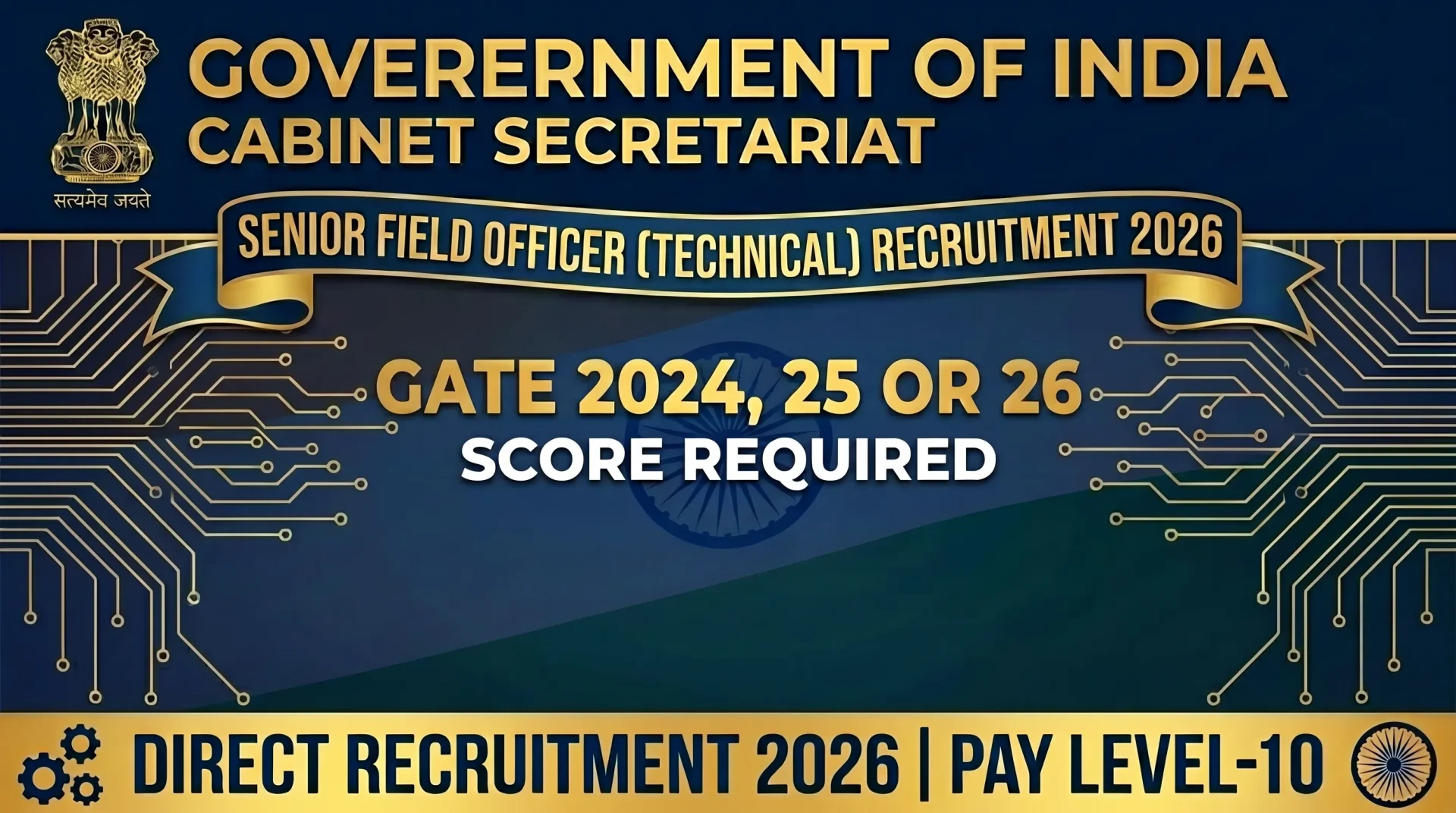 Cabinet Secretariat SFO Recruitment 2026