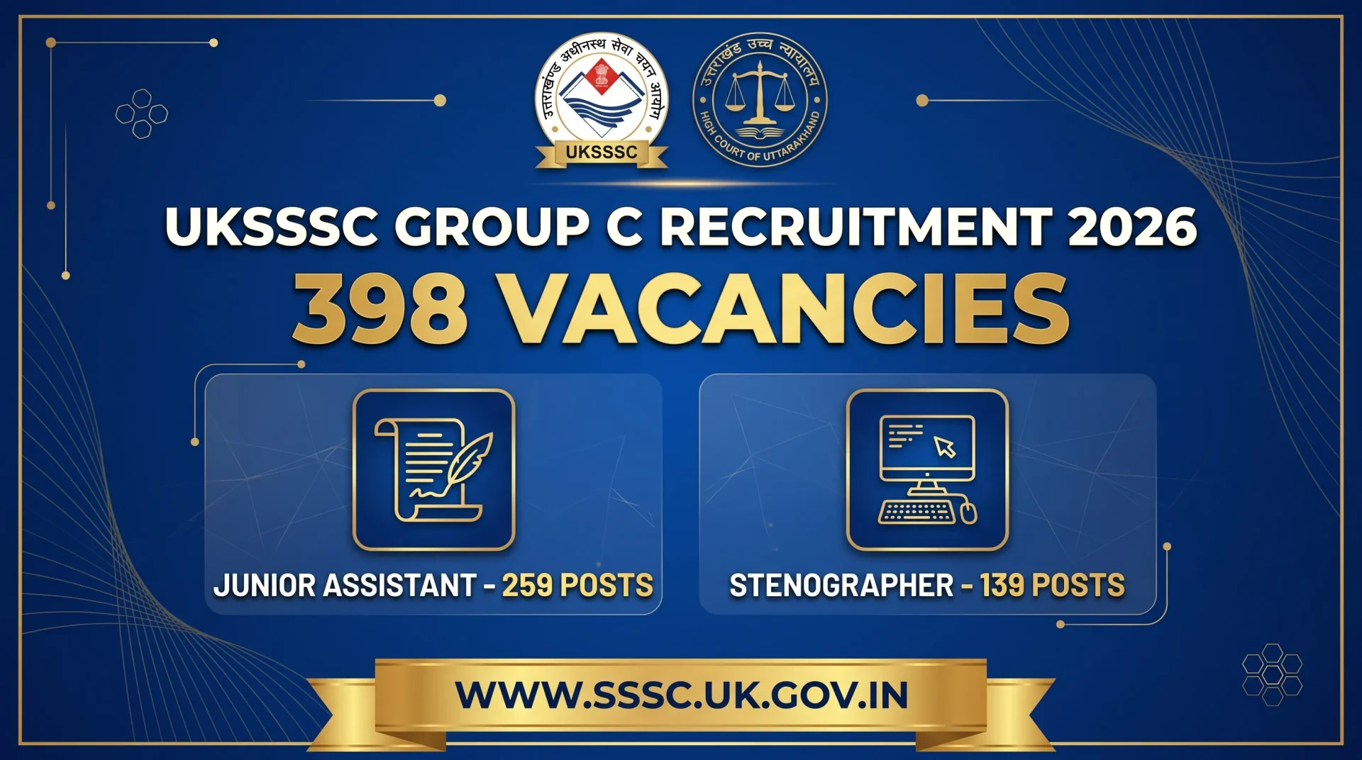 UKSSSC Group C Recruitment 2026