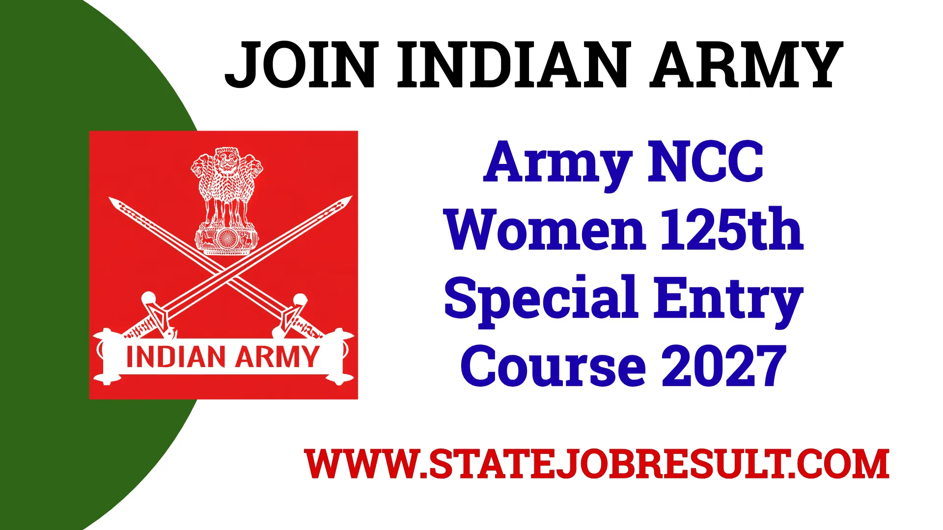 Army NCC Women 125th Special Entry Course 2027