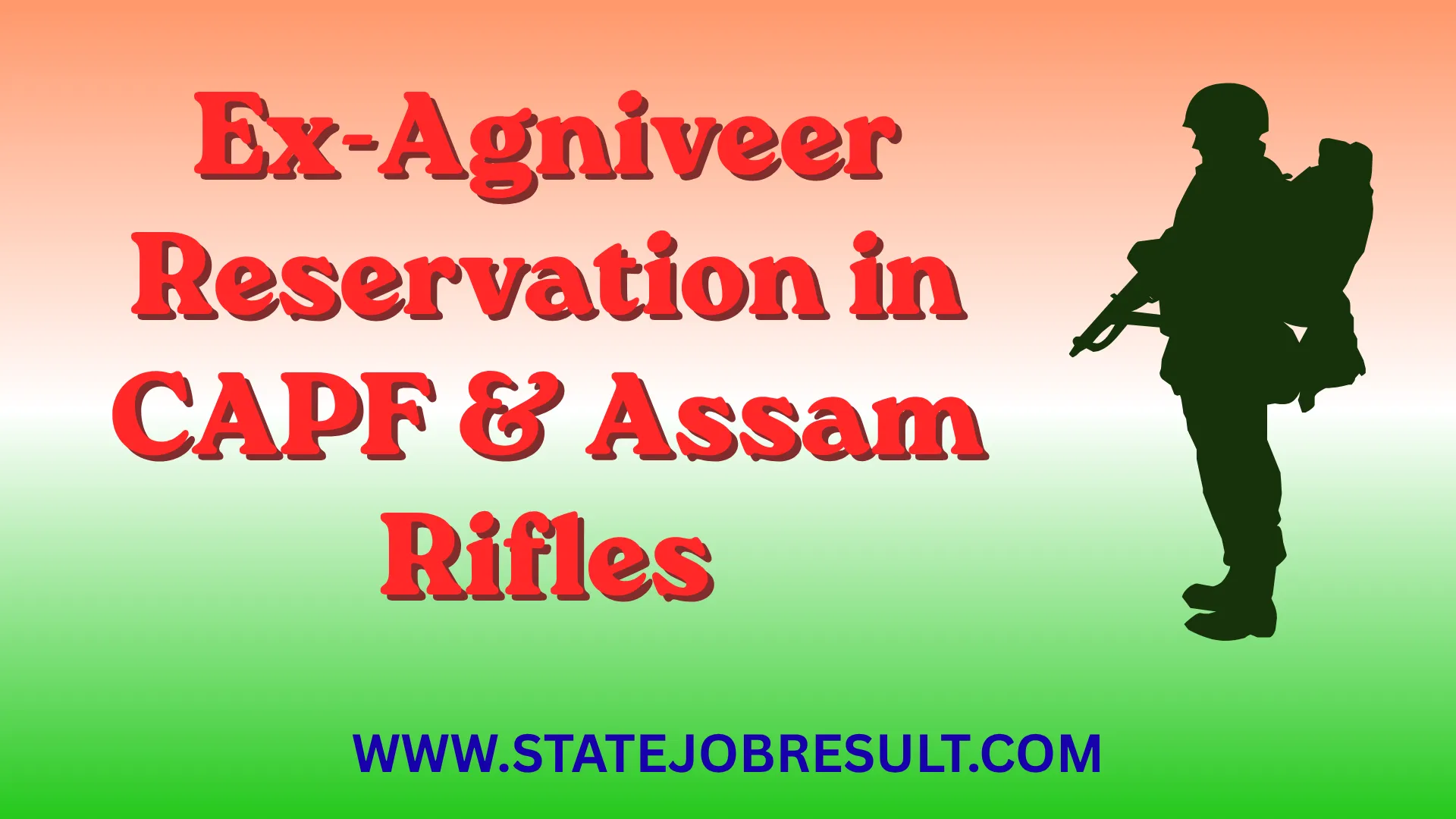 Ex-Agniveer Reservation in CAPF & Assam Rifles