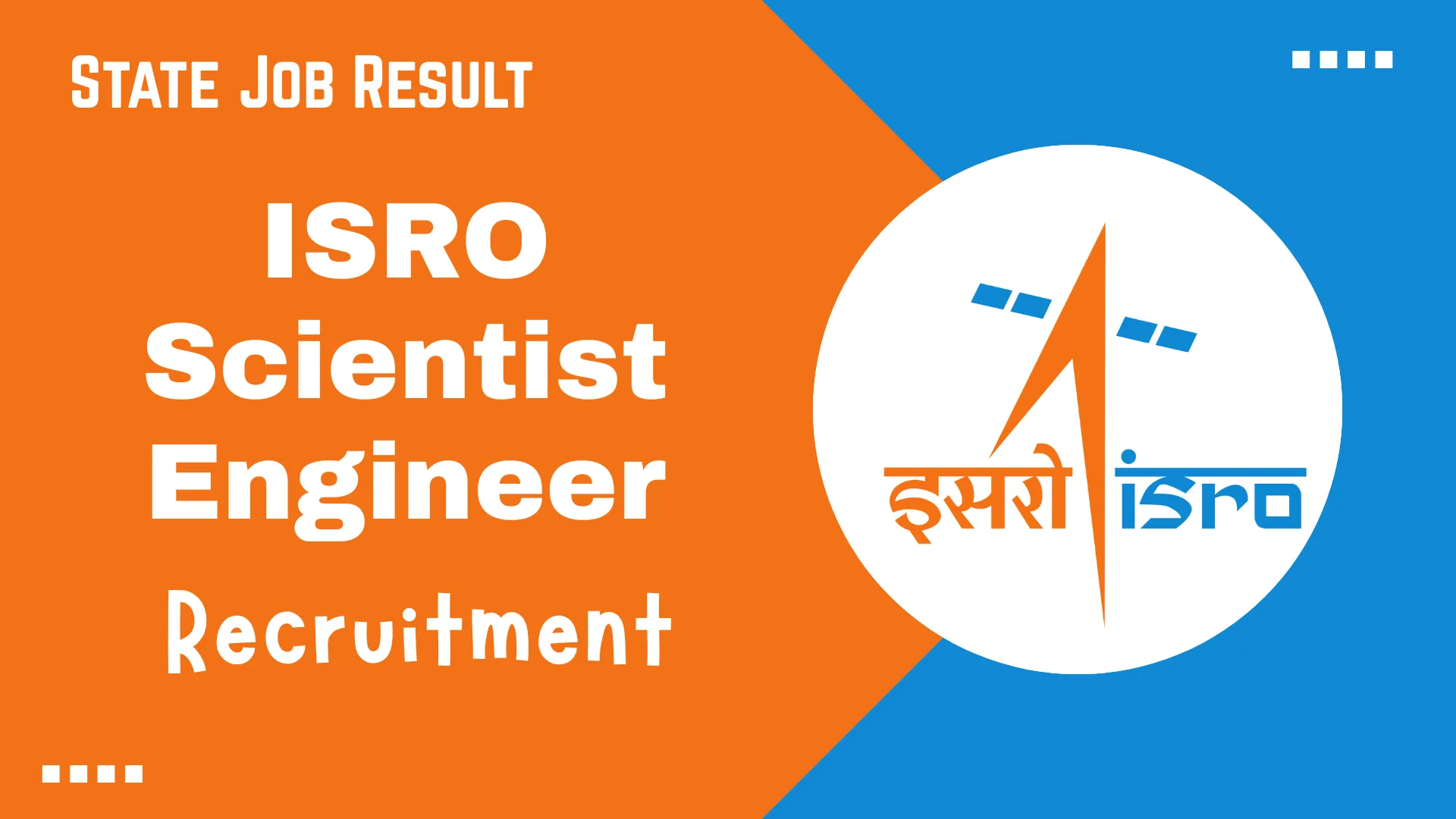 ISRO Scientist Engineer Recruitment 2026