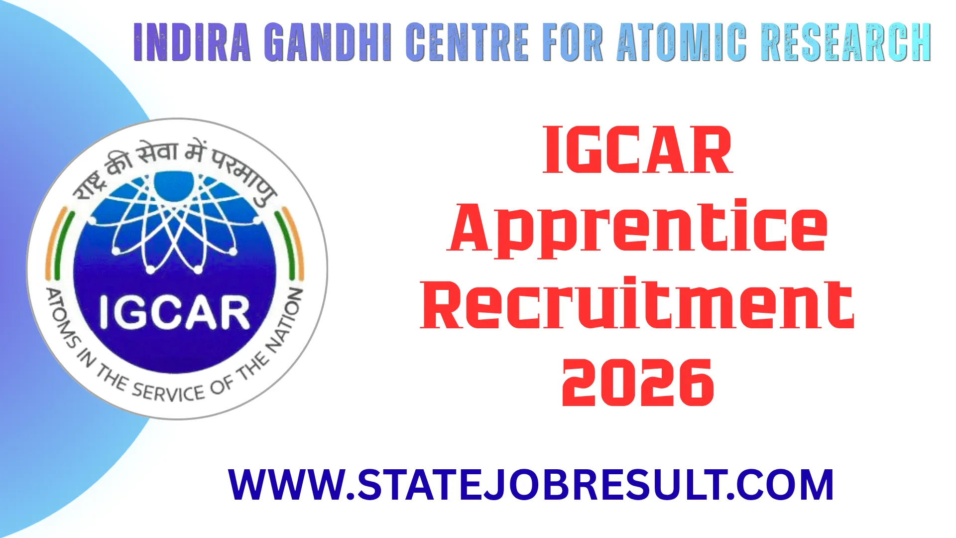 IGCAR Apprentice Recruitment 2026