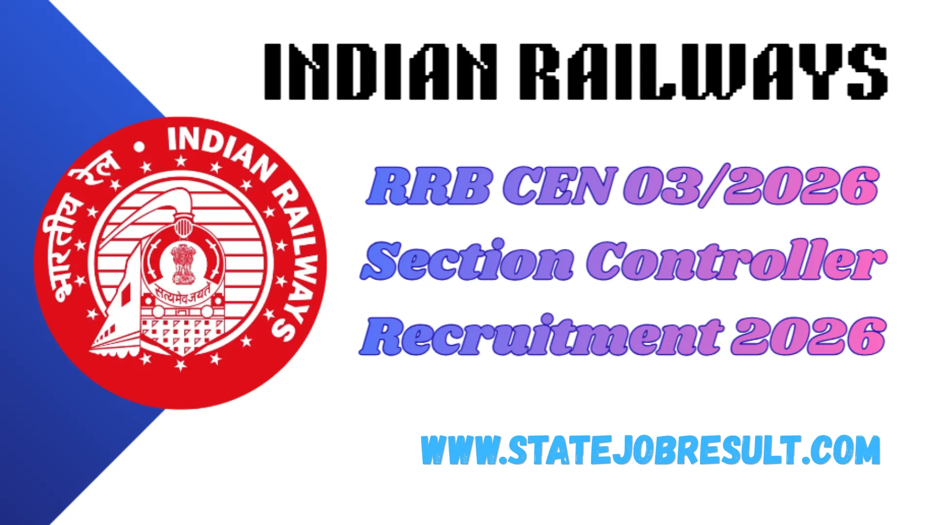 RRB Section Controller Recruitment 2026