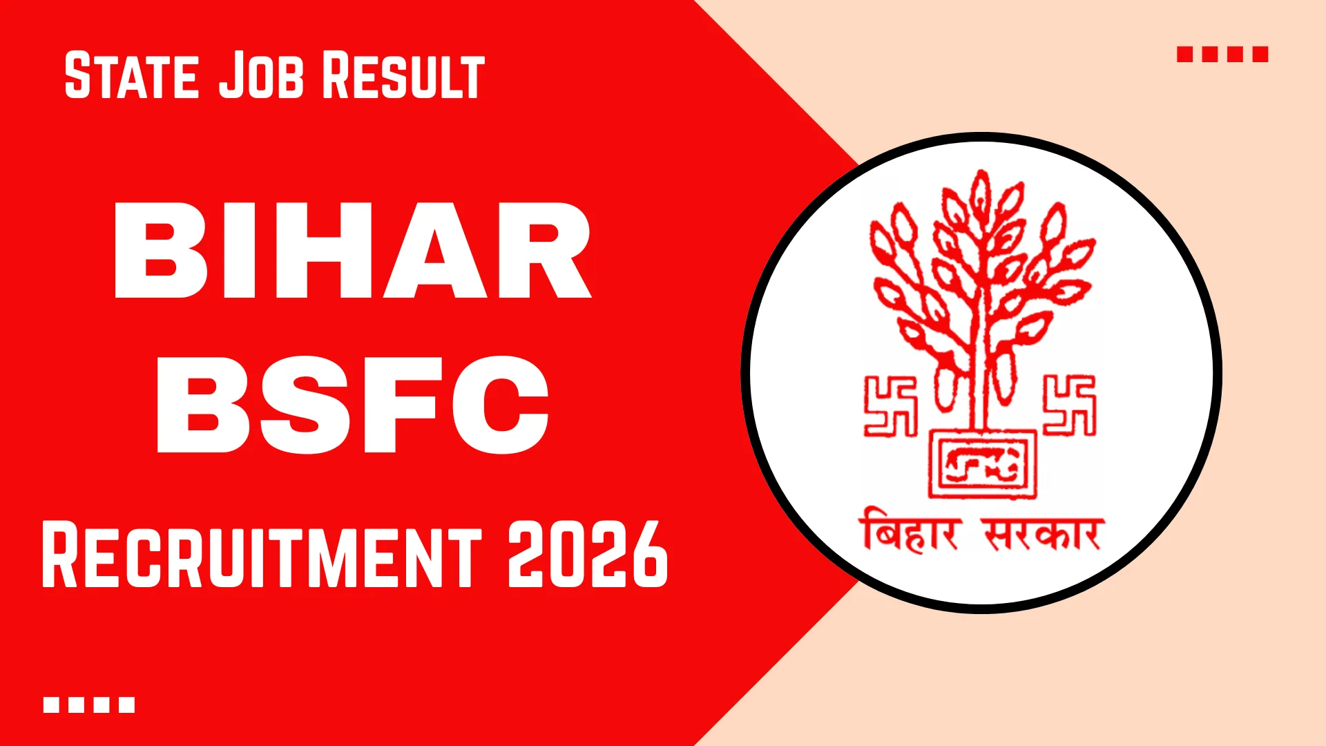 Bihar BSFC Recruitment 2026