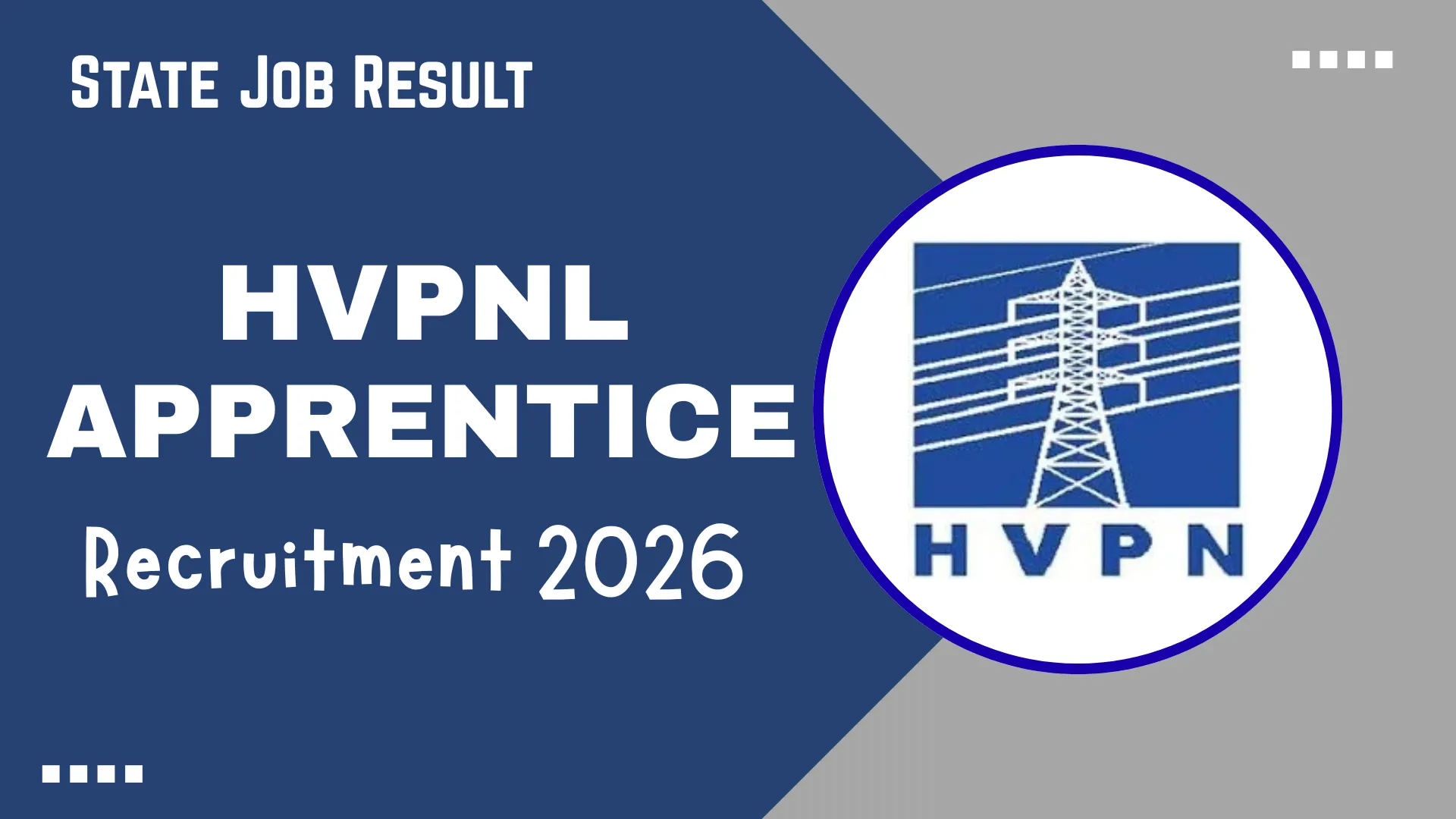 HVPNL Apprentice Recruitment 2026