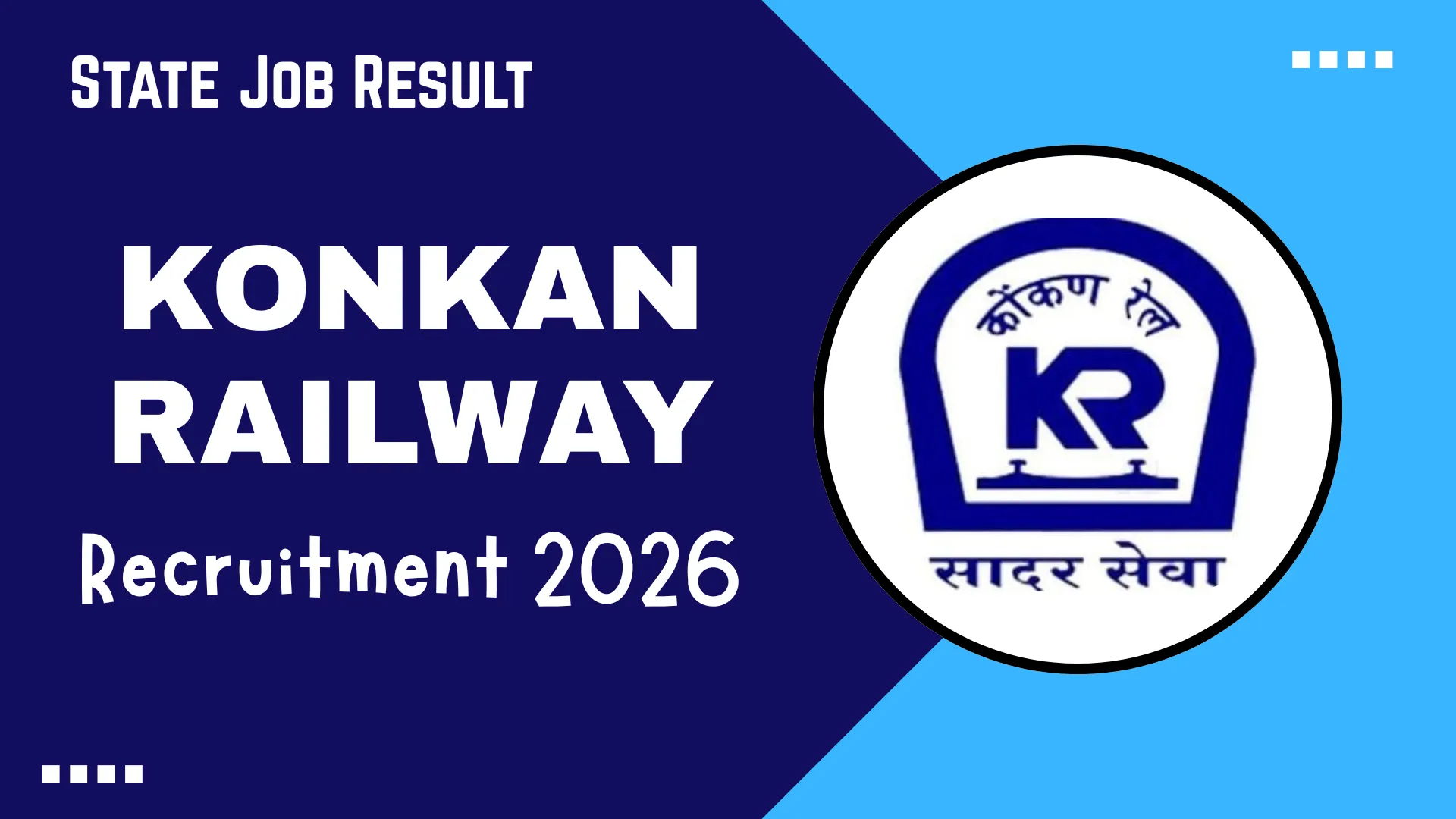 Konkan Railway KRCL Recruitment 2026