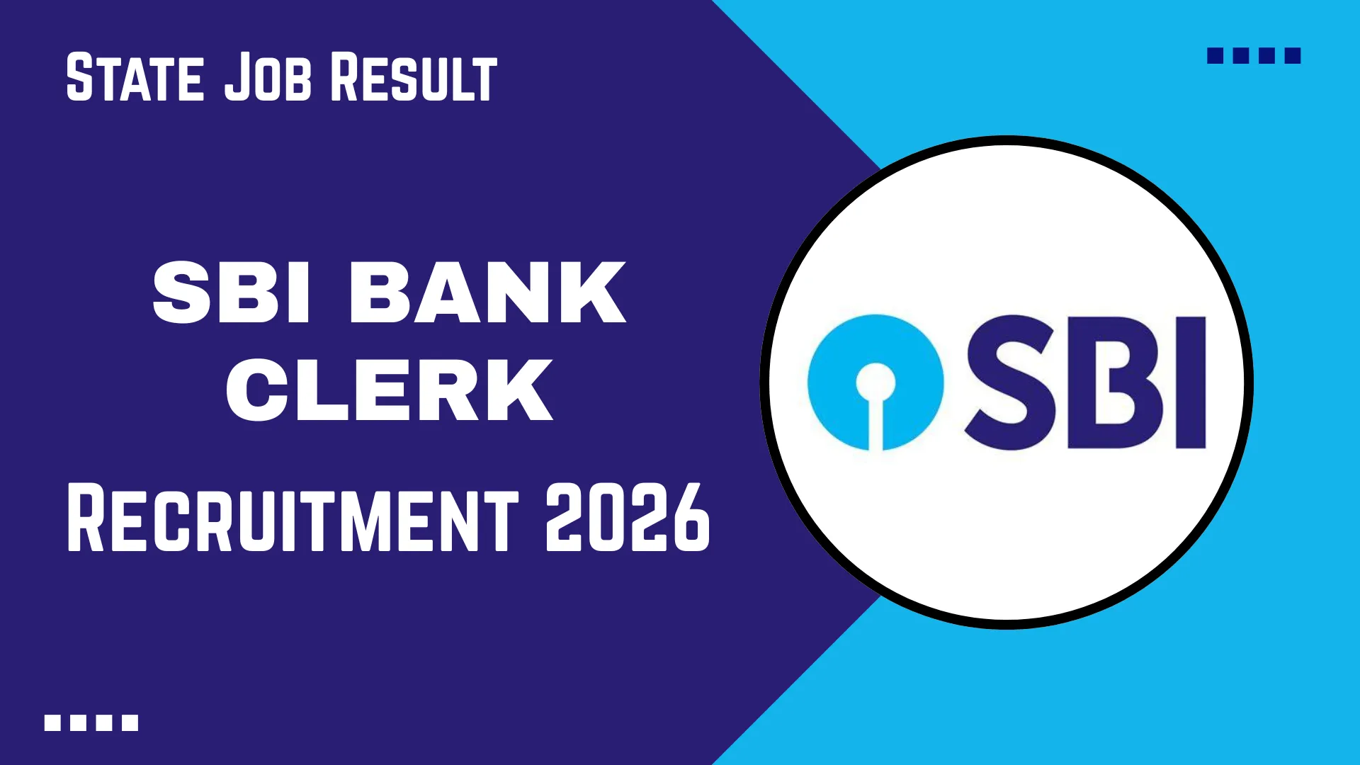 SBI Bank Clerk Recruitment 2026